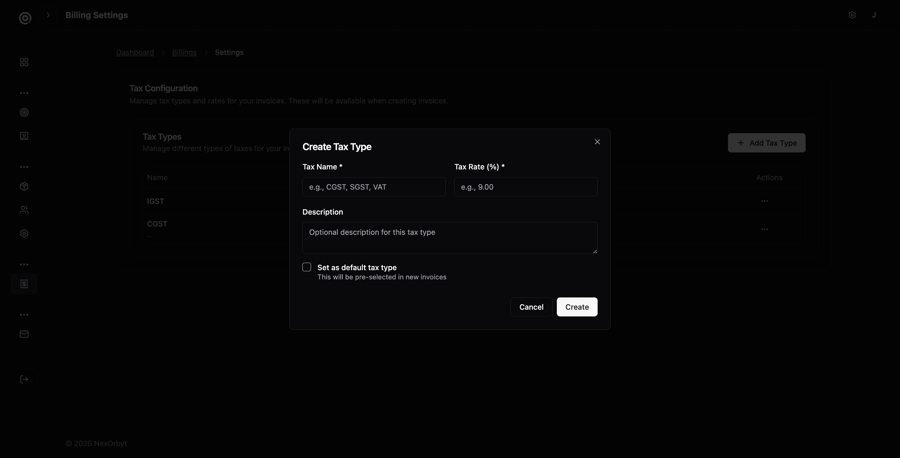 Global Business Dashboard Screenshot